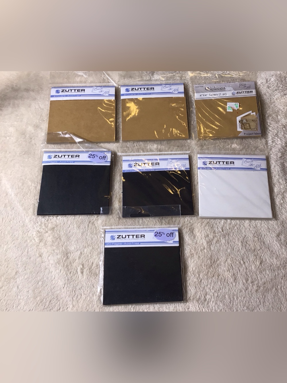 Bind-it-all covers and page sets